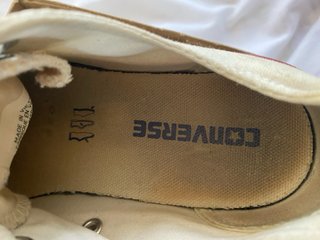 Converse All Star Bianche Rosse