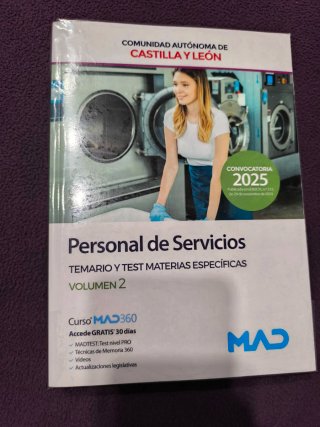 Libros Personal Laboral Servicios Junta CyL. 2025