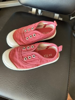Zapatillas Lonas TEX Talla 24 Niños