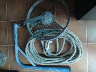 Garrucha con polea - Poco uso