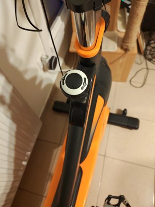 Bicicleta Spinning Citysports Naranja