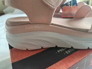 Sandalias Skechers Plataforma Rosa Talla 37