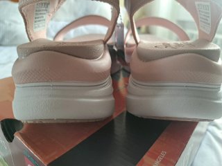 Sandalias Skechers Plataforma Rosa Talla 37