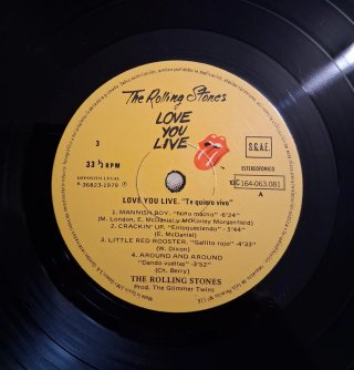 DOBLE LP-The Rolling Stones: "Love You Live"-1977