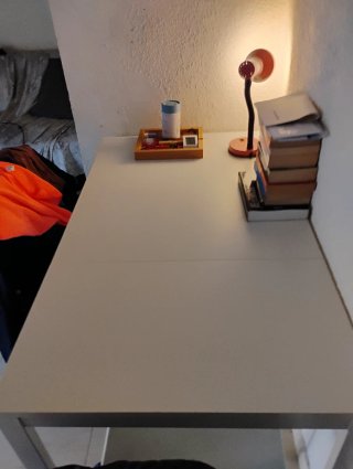 Mesa extensible Vihals IKEA blanca