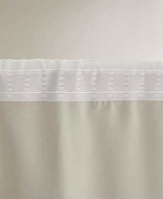 2 Cortinas de lino blackout blancas  140x270