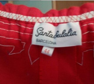 Falda hilo midi SANTA EULALIA T.44
