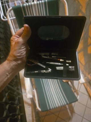 Set manicure con specchio