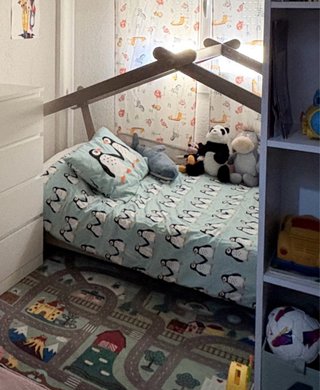 Cama infantil con colchón 90x200