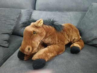 Peluche Caballo Marrón Suave