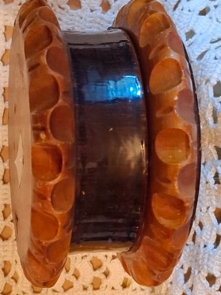 Caja decorada madera