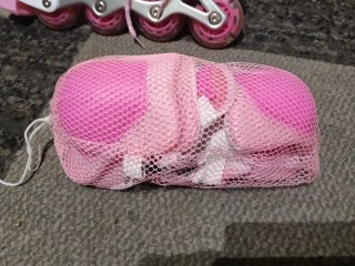 Patines en línea rosas para niña