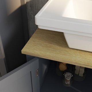 Mobile Sottolavabo in Truciolato e MDF a 2 Ante co