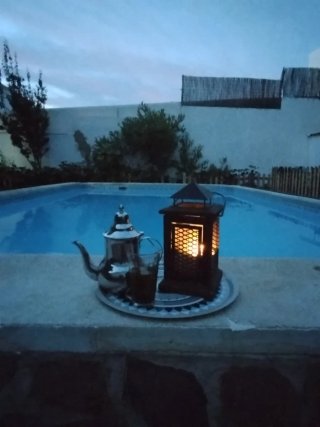 Casa vacacional con piscna