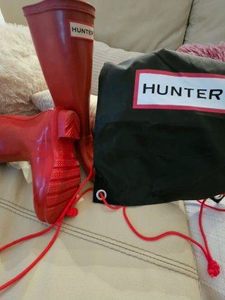 Botas Hunter Rojas Niñx numero 33