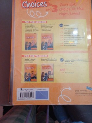 Choices Student's book. ESO 3
