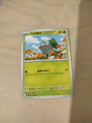 Cromos Pokémon Coreano
