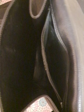 Bolso Piel Vintage Gianni Versace Negro