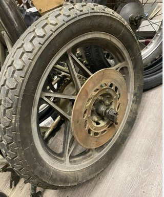 Rueda trasera Honda CB 450 DX