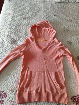 Sudadera Bershka rosa talla M
