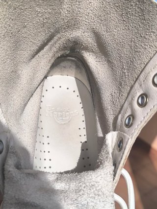Botines Dr. Martens piel suave blanca n 39