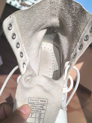 Botines Dr. Martens piel suave blanca n 39