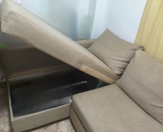 Sofá Cama IKEA FRIHETEN Chaiselongue Beige
