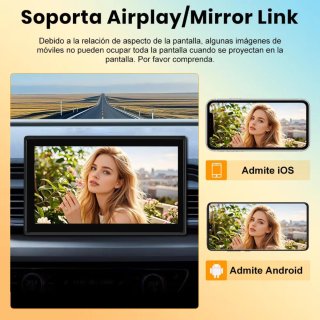Pantalla Junsun 7 CarPlay/Android