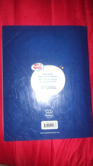 Libro de religión de 3° de primaria en buen estado