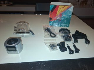 Fotocamera 360° Go-Pro