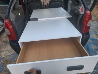Mueble cama Camper Cama Camping furgoneta