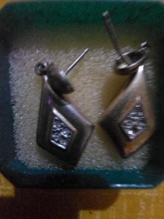 Coppia orecchini donna argento