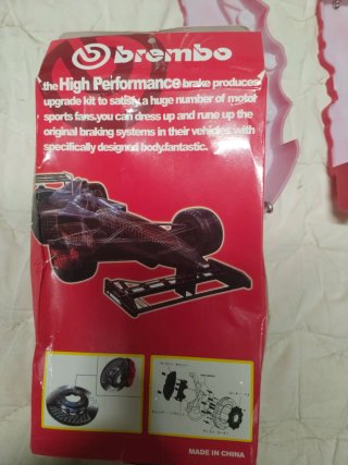 Cubre pinzas de freno Brembo rojas