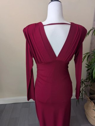Vestido burdeos talla S