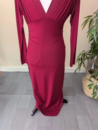 Vestido burdeos talla S