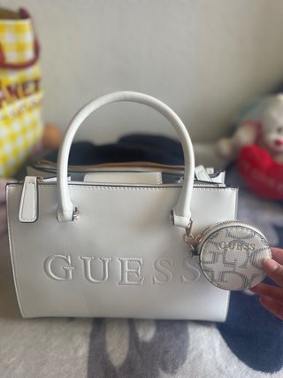 Bolso Guess Blanco con Monedero