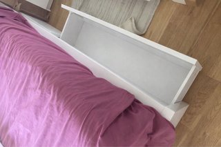 Struttura letto MALM Ikea con cassetti e rete