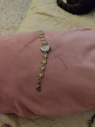Reloj infantil flores