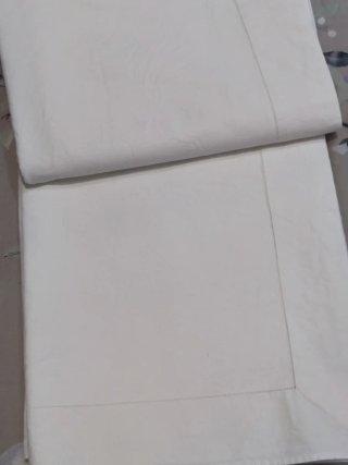 Lenzuolo matrimoniale bianco