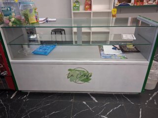 Mostrador de madera