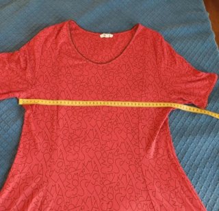 Abito Deerberg rosso taglia M gonna svasata