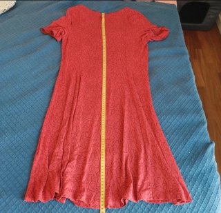 Abito Deerberg rosso taglia M gonna svasata