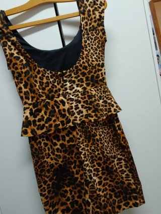 Vestito Zara Leopardo Taglia M