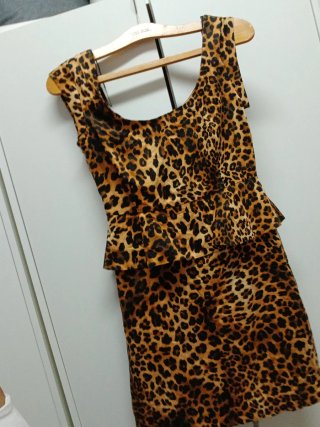 Vestito Zara Leopardo Taglia M