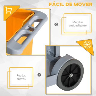 Carro limpieza profesional con bolsa de 100l