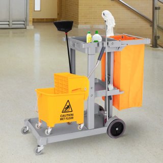 Carro limpieza profesional con bolsa de 100l