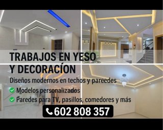 Trabajos en Yeso y Decoración
