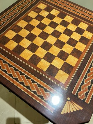 Mesa de ajedrez vintage
