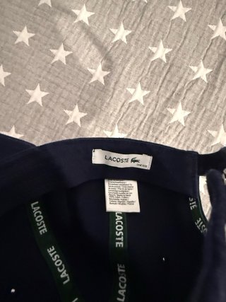 Gorra Lacoste Vintage Azul Verde