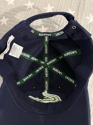 Gorra Lacoste Vintage Azul Verde